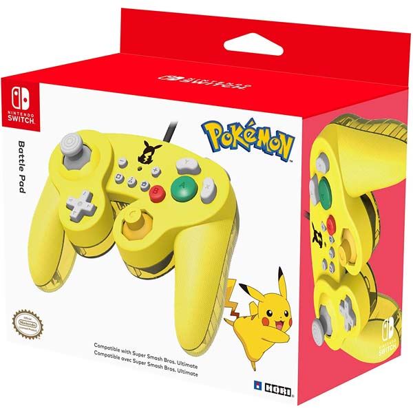 HORI Battle Pad pre konzoly Nintendo Switch (Pikachu Edition)