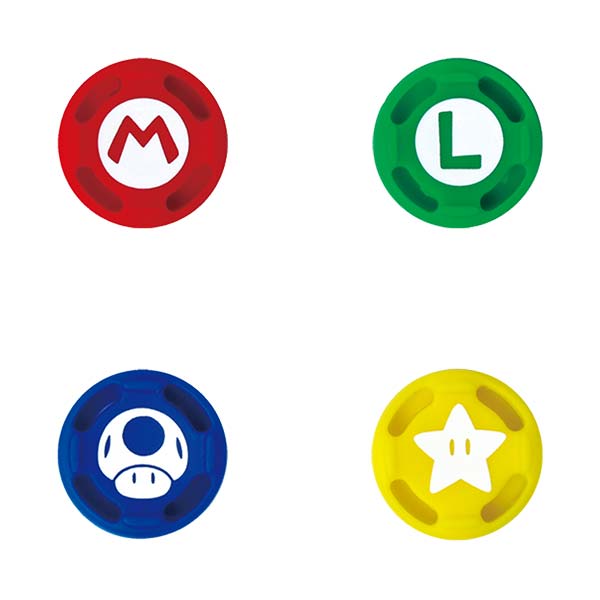 HORI Joy-Con gumené návleky na analógové páčky (Super Mario)