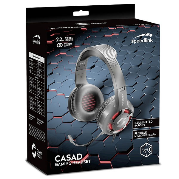 Herné slúchadlá Speedlink Casad Gaming Headset
