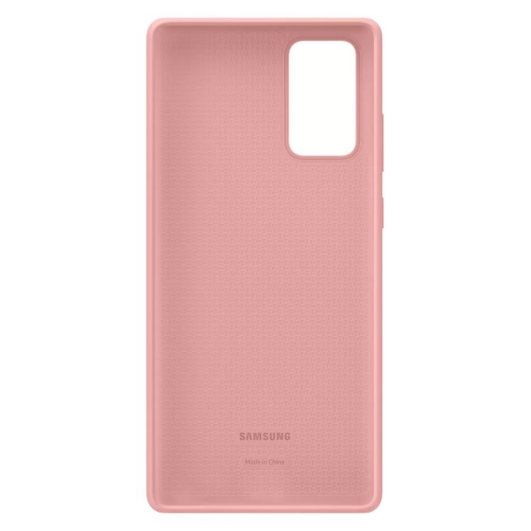 Zadný kryt Silicone Cover pre Samsung Galaxy Note 20 - N980F, medená hnedá