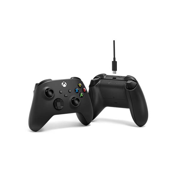 Microsoft Xbox káblový ovládač, carbon black