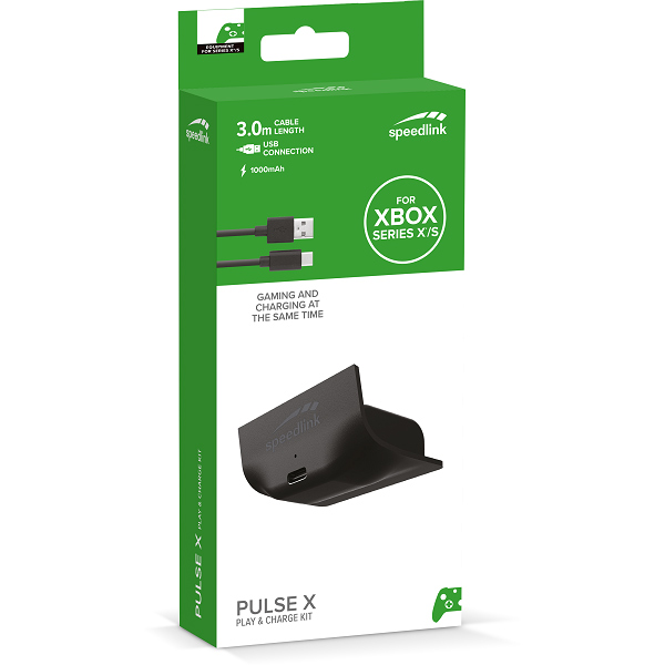 Nabíjačka Speedlink Pulse X Play & Charge Kit pre Xbox Series X, black