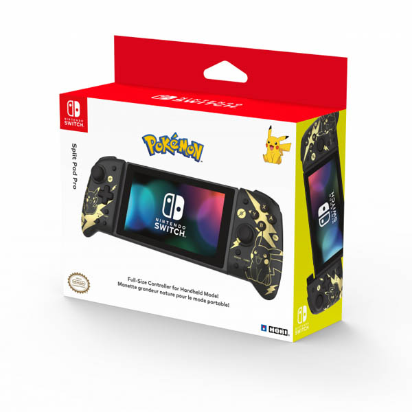 HORI Split Pad Pro for Nintendo Switch (Pokémon: Pikachu Black & Gold)