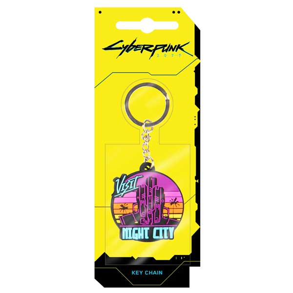 Kľúčenka Cyberpunk 2077 Visit Night City (Good Loot)