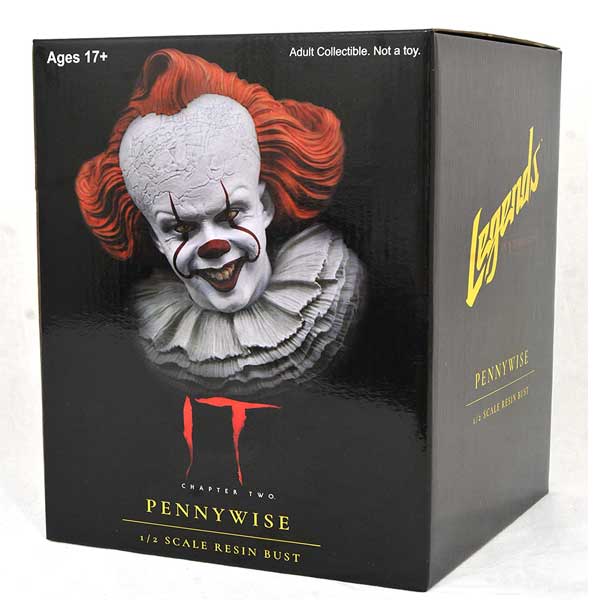 Busta Legends in 3D IT Chapter 2 Pennywise 1/2 Scale Bust