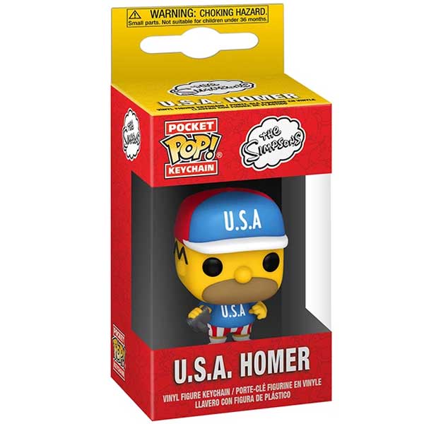 POP! Kľúčenka USA Homer (The Simpsons)