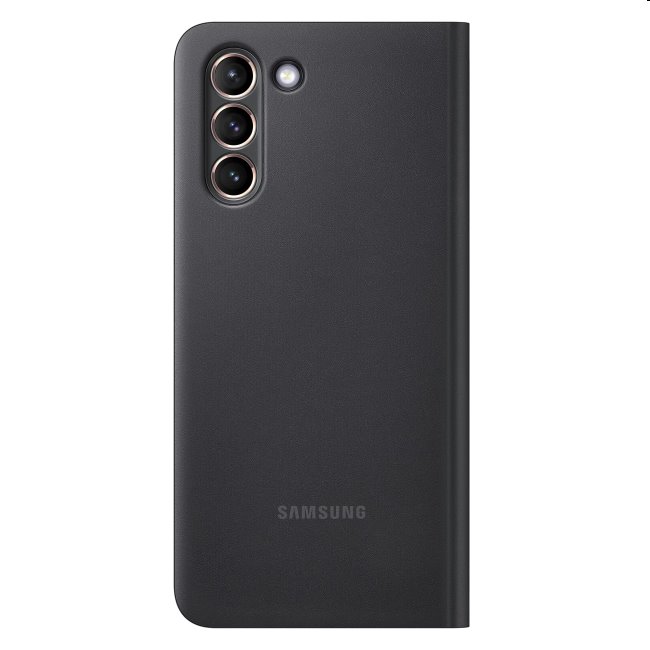 Knižkové puzdro Clear View pre Samsung Galaxy S21 Plus - G996B, čierna (EF-ZG996C)