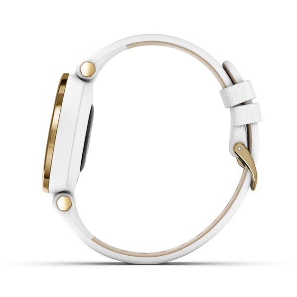 Garmin Lily Classic smart hodinky, zlatá/biela