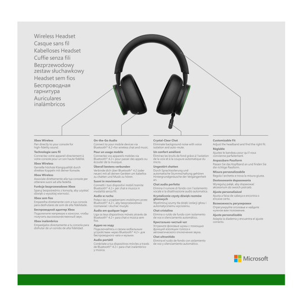 Microsoft Xbox Bezdrôtové slúchadlá