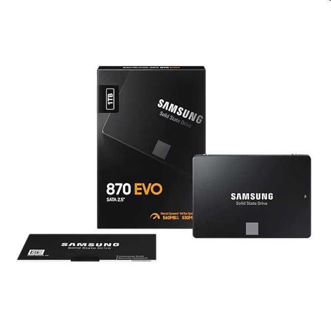 Samsung SSD disk 870 EVO, 1 TB, SATA III 2,5"
