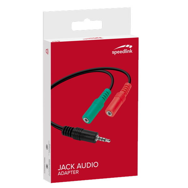 Speedlink Headphone Microphone Jack Adapter HQ