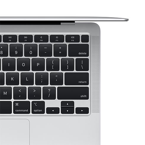 Apple MacBook Air 13" notebook, M1 8-core CPU 7-core GPU 8 GB/256 GB, strieborná SK