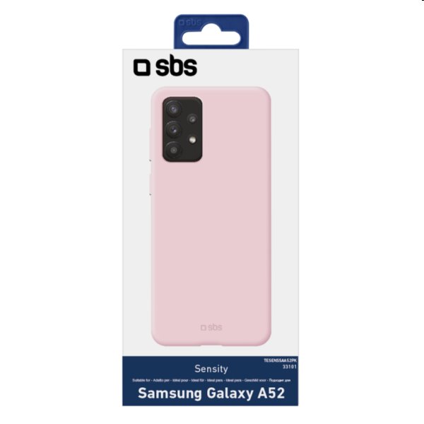 Zadný kryt SBS Sensity pre Samsung Galaxy A52 - A525F / A52s 5G, ružová