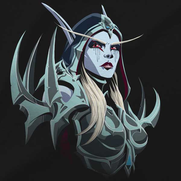 Tričko Shadowlands Banshee Queen Premium (World of Warcraft) L