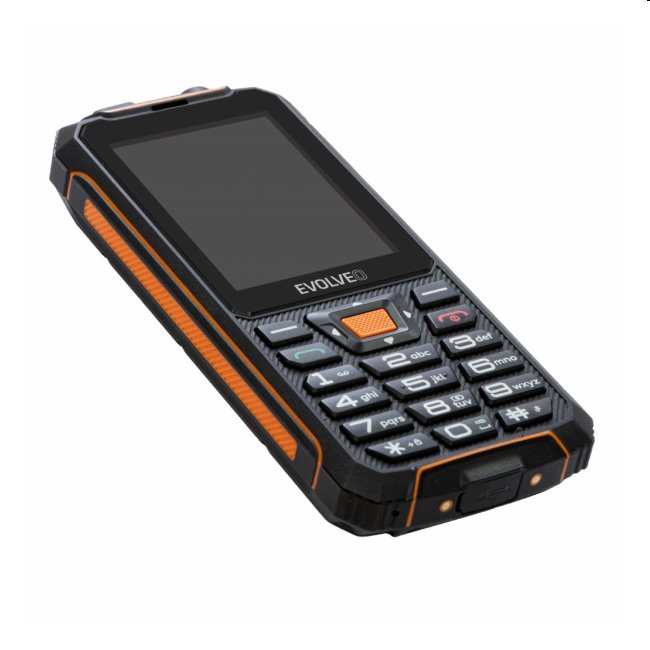 Vodotesný odolný telefón Evolveo StrongPhone Z5, čierny