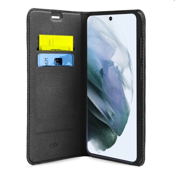 Knižkové puzdro SBS Book Wallet Lite pre Samsung Galaxy S21 FE, čierna