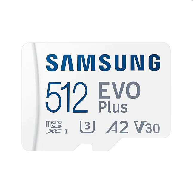 Samsung EVO Plus Micro SDXC 512 GB (2021) , SD adaptér