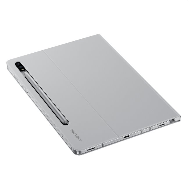Polohovateľné puzdro pre Samsung Galaxy Tab S7, strieborná