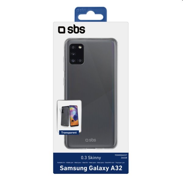 Zadný kryt SBS Skinny pre Samsung Galaxy A32 5G - A326B, transparentná