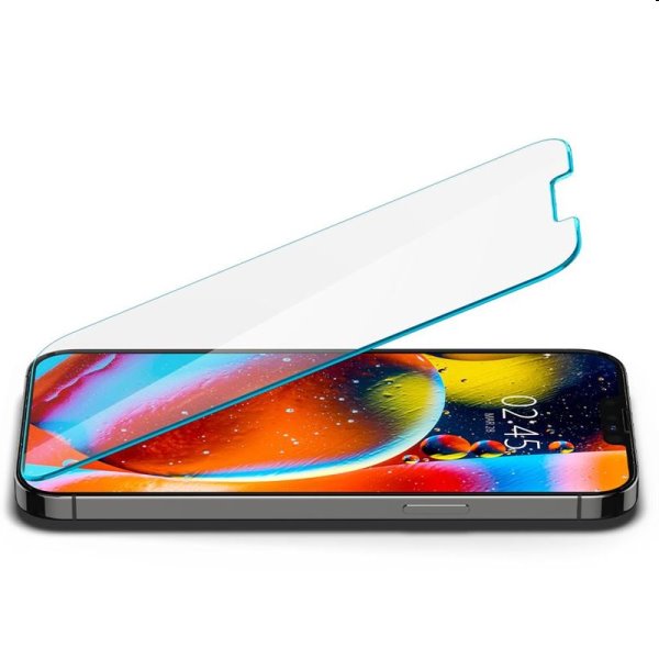 Tvrdené sklo Spigen tR ez Fit pre Apple iPhone 14, 13, 13 Pro, 2 kusy