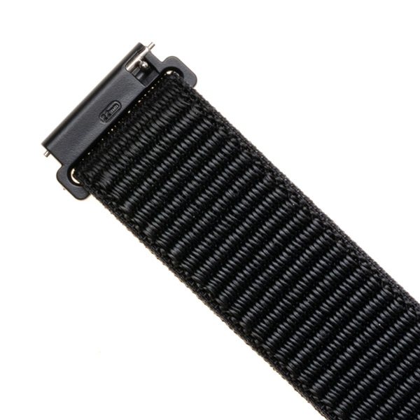FIXED Nylonový remienok pre Smart Watch 20 mm, čierna