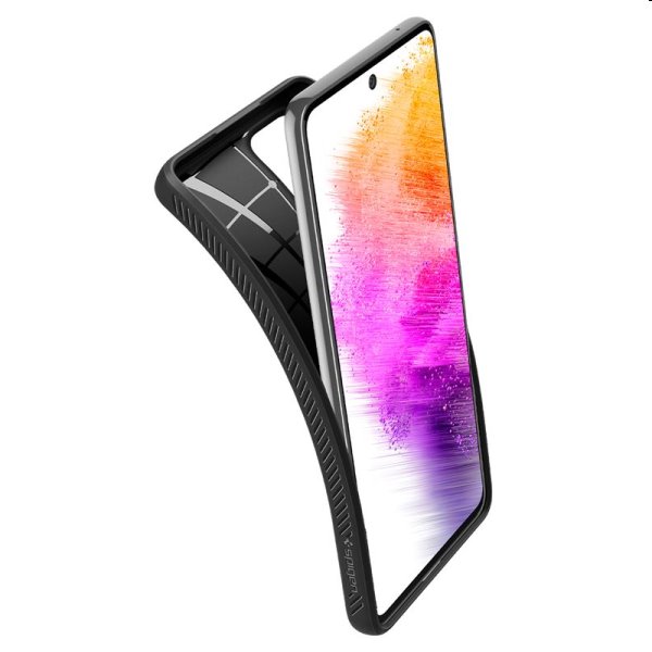 Zadný kryt Zadný kryt Spigen Liquid Air pre Samsung Galaxy A73 5G, čierna