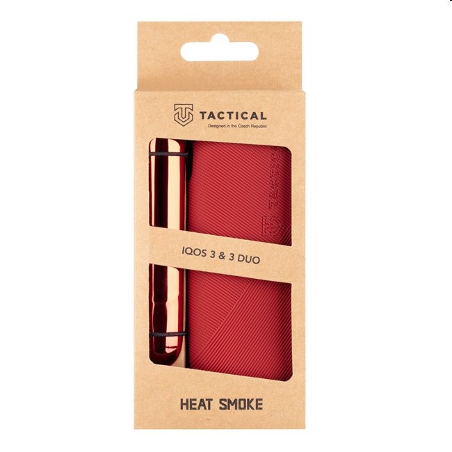 Puzdro Tactical Heat Smoke pre IQOS 3.0 a 3 Duo, červená
