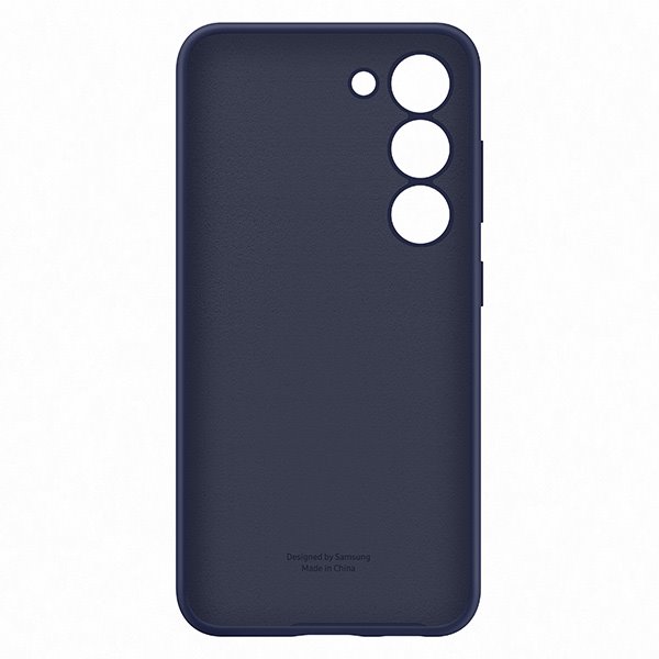 Zadný kryt Silicone Cover pre Samsung Galaxy S23, tmavo modrá