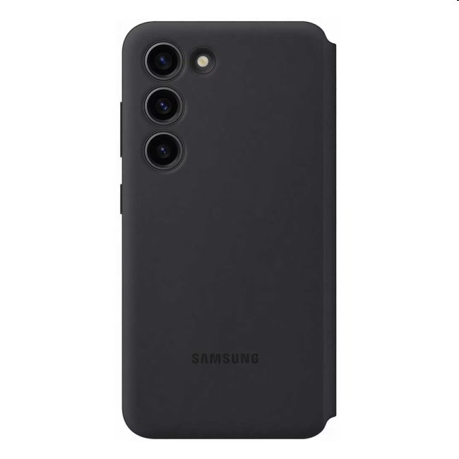 Knižkové puzdro Smart View Wallet pre Samsung Galaxy S23, čierna