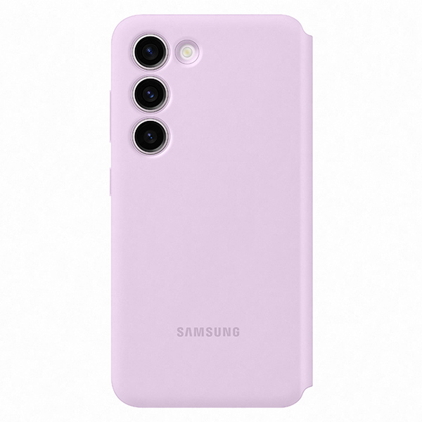 Knižkové puzdro Smart View Wallet pre Samsung Galaxy S23, levanduľová