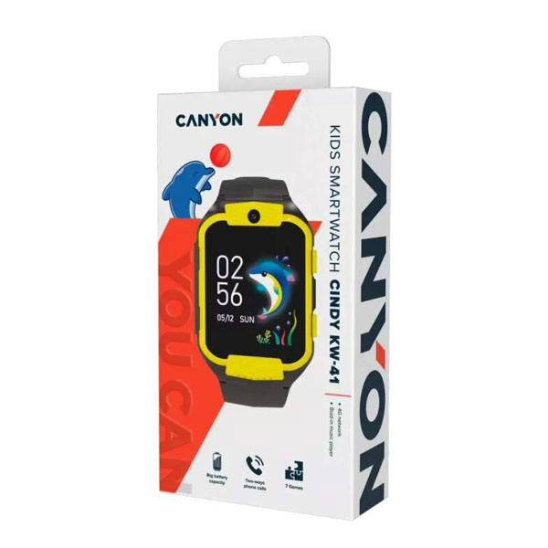 Canyon KW-41, Cindy, smart hodinky pre deti, žlté
