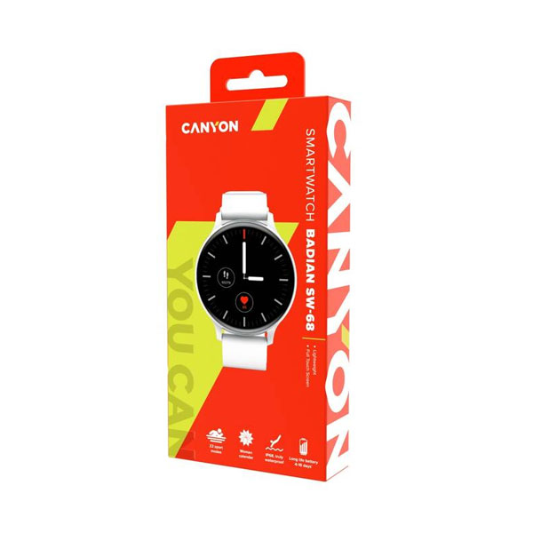 Canyon SW-68, Badian smart hodinky, biele