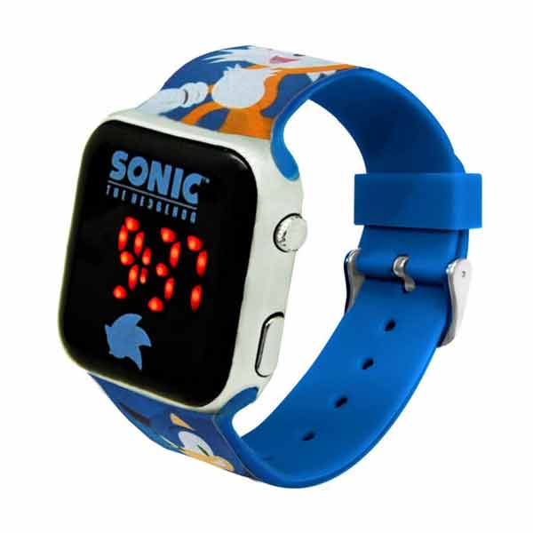 Kids Licensing detské LED hodinky Sonic The Hedgehog v.1