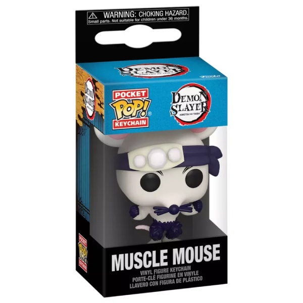Funko POP! Kľúčenka Muscle Mouse (Demon Slayer)