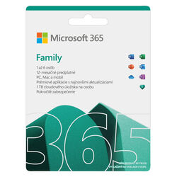 Microsoft 365 pre rodiny - 12 mesiacov
