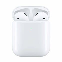 Apple AirPods s bezdrôtovým nabíjacím puzdrom (2019), renovované, záruka 12 mesiacov