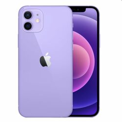 Apple iPhone 12, 64GB, fialová, Trieda C - použité, záruka 12, mesiacov