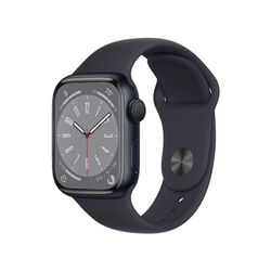 Apple Watch Series 8 GPS, 45mm, grafitová, nerezové puzdro s milánskym remienkom grafitová, Trieda B - použité, záruka 12 m