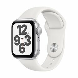 Apple Watch SE GPS, 40mm, sivá, hliníkové puzdro, Trieda B - použité, záruka 12 mesiacov
