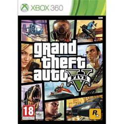 Grand Theft Auto 5- XBOX 360- BAZÁR (použitý tovar)