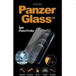 Ochranné sklo PanzerGlass Standard Fit AB pre Apple iPhone 12 Pro Max, priesvitné